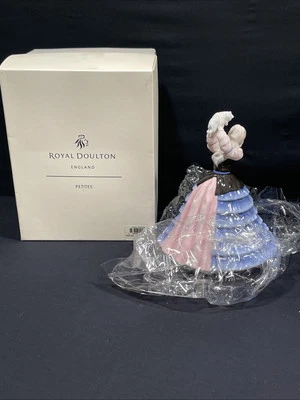 Rare 1980 ROYAL DOULTON “SUSAN”Bone China figurine HOLDING A White Terrier Dog - Image 1 of 4