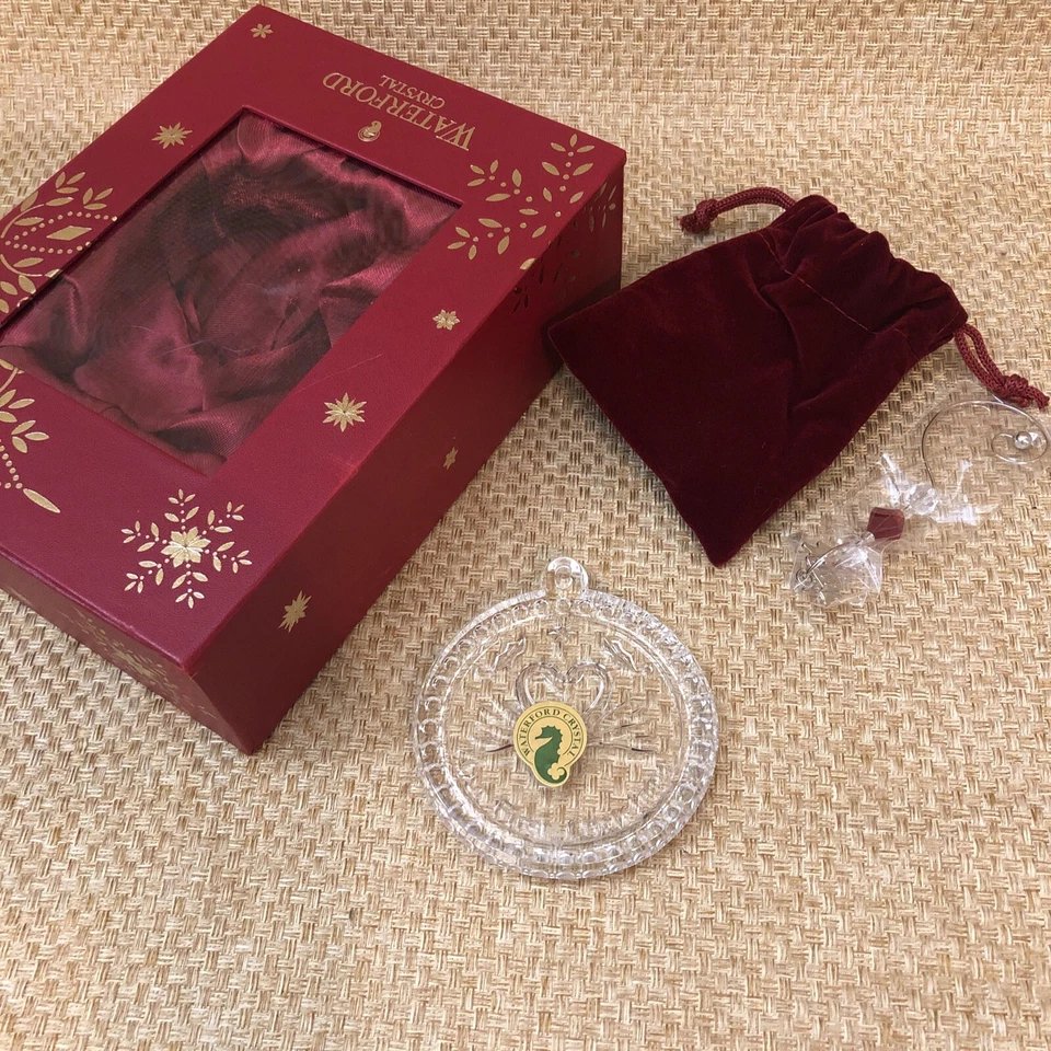 Waterford Crystal 2014 Annual Our First Ornament with Enhancer 164580