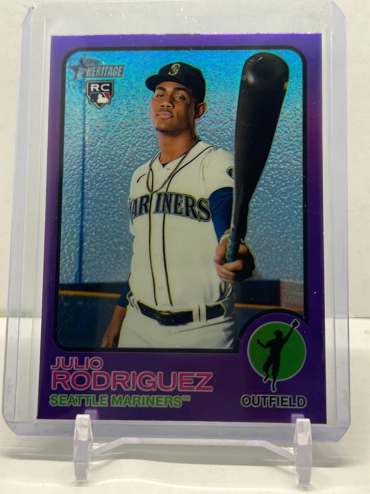 2022 TOPPS HERITAGE HIGH NUMBER - HOT BOX PURPLE REFRACTORS - YOU PICK !!! - Image 1 of 1