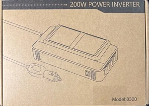 200W Car Voltage Converter Inverter Dc 12v To Ac 230v With 2 Sockets And USB Por - Picture 1 of 3