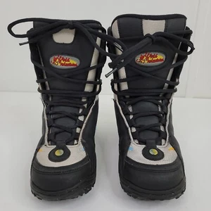 World Industries Battle Youth Black Snowboarding Boots Size 5 - Picture 1 of 11