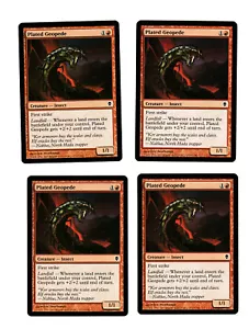 4x Geopede Placcato EX Zendikar Mtg Magic EDH 4x x4 - Foto 1 di 2