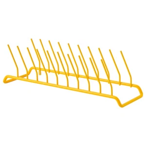 IKEA RINNIG Plate Holder Yellow Dish Rack Stand Kitchen Organiser 28x9x8 cm - Picture 1 of 5