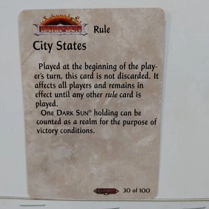 CITY STATES --- SPELLFIRE CCG --- RAVENLOFT --- CASI NUEVO - Imagen 1 de 1
