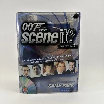 007 Edition Scene It Game Pack The DVD Game James Bond 007 New Sealed Cards - Image 1 of 4