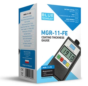 Medidor de espesor de recubrimiento de pintura Probador MGR-11-FE Fabricante Hecho en UE  - Imagen 1 de 4