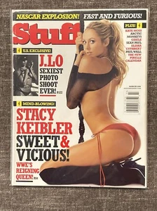 Stuff Magazine 03/2006 Stacy Keibler WWE Diva Jennifer Lopez Kate Moss Mint Rare - Picture 1 of 1