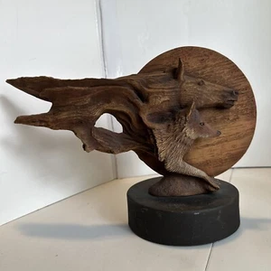 Rick Cain Signed, 2000 Limited Edition, Red Sons Sculpture, 818/2000 Eagles - Picture 1 of 22