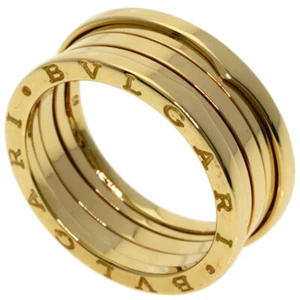 BVLGARI   Ring B.zero1 3 Band #64 K18 Yellow Gold - Picture 1 of 8