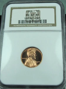 1944 Lincoln MS-67 RD NGC - Bild 1 von 3