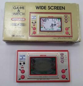 Nintendo Game Watch Mickey Mouse Operation Confirmed Showa Retro Game Consol 