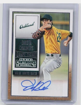 2015 Panini Contenders #16 Dakota Chalmers Draft Ticket Autographs - Image 1 of 2