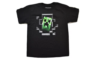 Minecraft Mens Minecraft Creeper Inside Black Shirt NWT XXS, XS - Picture 1 of 5