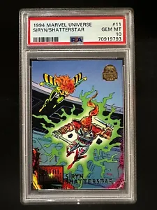 1994 Marvel Universe #11 - Siryn/Shatterstar - PSA 10 - Picture 1 of 2