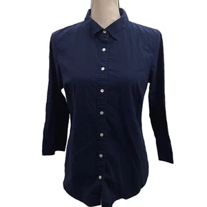 J.Crew Haberdashery Women’s Small Blue Blouse - Picture 1 of 4