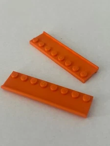 LEGO Parts 30586 (2pcs) 1x6 Modified (Wide Rail) Door Rail Plate Choose Color - Picture 1 of 6