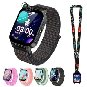 Smartwatch für Kinder mit 30 Puzzle Spiele Kamera Musik Schrittzähler Jungen Mädchen Geschenk - Bild 1 von 41