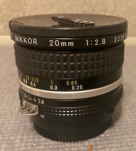 New ListingNikon Nikkor 20Mm 1:2.8 Manual Focus Lens