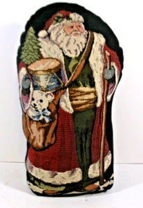 Vintage 13" Tall Old World Christmas Santa Claus Bean Bag Bottom Floor Decor - Imagen 1 de 6