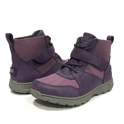UGG KAYLEN WATERPROOF BOOTS -PURPLE SUEDE -KIDS US 2 -NEW — 第 1/4 张图片