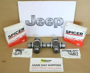2007-2024 Jeep JK JL Wrangler Rubicon Dana 44 Front Axle Shaft U Joints 2 Each - Picture 1 of 11