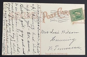 San Antonio, Texas Postkarte - verschickt 7. Februar 1910 nach Henning, TN - TX - Bild 1 von 2