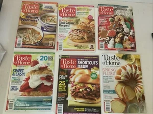 Lot Of 6 TASTE OF HOME Magazine 2016 2017 2020  - Picture 1 of 7