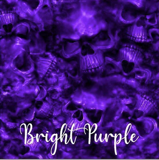 Ярко-фиолетовая виниловая пленка Reaper Skulls с воздушным выпуском матовая ламинированная 12 дюймов x 12 дюймов  - Изображение 1 из 1