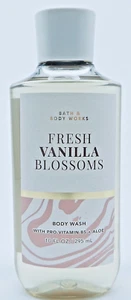 BATH & BODY WORKS FLORES FRESCAS DE VAINILLA LAVADO CORPORAL GEL DE DUCHA 10 oz NUEVO - Imagen 1 de 9