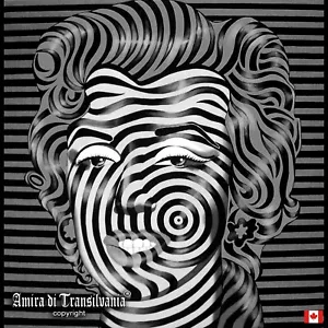 pop art painting marilyn monroe woman portrait modern contemporary black & white - Picture 1 of 24