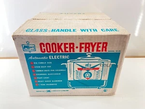 Vintage Kmart Cooker Fryer Model 15-01 Never Been Used In Box - Picture 1 of 5