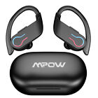 MPOW LED Wireless Bluetooth 5.3 Earphones Headphones Sport Gym Earbuds Ear hook