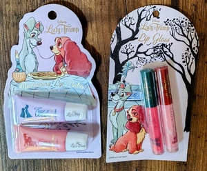 Disney’s Lady And The Tramp Lip Gloss & Vanilla & Strawberry Lip Balm - Picture 1 of 1