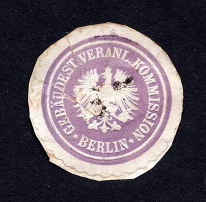 German Reich postage seal label 52 - Picture 1 of 2