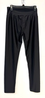 Women’s Black Shiny Leggings Size L Large Tall NWOT - Image 1 of 4