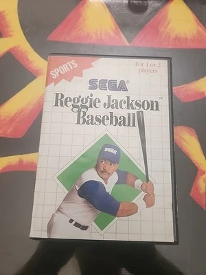 1988 Sega Master System Reggie Jackson Baseball CIB *Very Good Condition* - Image 1 of 3