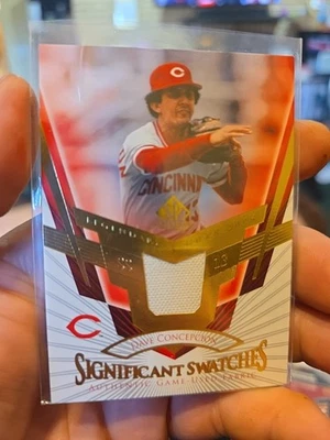 2004 SP Legendary Cuts - Significant Swatches Dave Concepcion #SS-DC (MEM) - Image 1 of 2