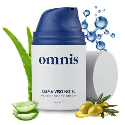 Omnis Uomo Crema Viso idratante con Retinolo Acido Ialuronico Effetto - Immagine 1 di 4
