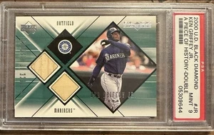 Ken Griffey Jr 2000 Black Diamond A Piece Of History Double Bat PSA 9 None Highe - Picture 1 of 2