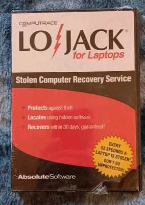 New Computrace Lojack for Laptops with 4 year Subscription Free Same Day Ship  - Image 1 of 2