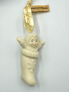 Dept 56 Snowbabies "Baby in my Stocking" Ornament Christmas 2002 Vintage - Picture 1 of 7