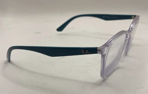 RAY-BAN EYEGLASSES FRAMES ONLY RB7177 BLUE/CLEAR FULL RIM 51-18-140 - Picture 1 of 7