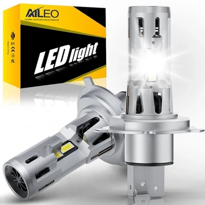 Bombillas LED H4 Turbo 250W 27000LM 6000K CSP Canbus Blanco 2Pcs - Imagen 1 de 4