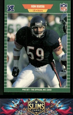1989 Pro Set Chicago Bears Ron Rivera #48 - Image 1 of 2