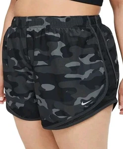 NWOT Nike Womens Lightweight Tempo Dri-Fit Camo Running Shorts Sz Large - Picture 1 of 5