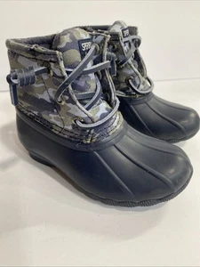 Sperry Stiefel Schnürstiefel wasserdicht Kleinkind Jungen Größe 7M - Bild 1 von 6