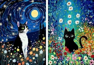 Paint by Numbers Kit DIY Canvas Painting Set for Adults Kids Home Decor Gift - Picture 1 of 7