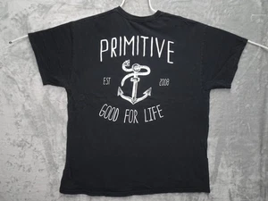 Primitive Apparel Snake Anchor T-Shirt Black Graphic Tee Men XL Good for Life - Picture 1 of 7