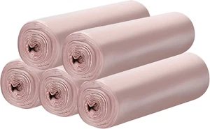 5 Rolls Small Trash Garbage Bags, 4 Gallon Strong Thin Material Disposable Kitch - Picture 1 of 6