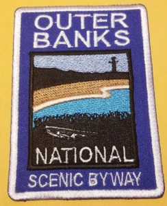 North Carolina Outer Banks National Scenic Byway Embroidered Patch app 2.5x3.75" - Picture 1 of 2